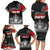 Personalised The Kingitanga - Maori King Movement Family Matching Long Sleeve Bodycon Dress and Hawaiian Shirt Te Paki-o-Matariki with Silver Ferns and Polynesian Art Tattoo