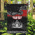 Personalised The Kingitanga - Maori King Movement Garden Flag Te Paki-o-Matariki with Silver Ferns and Polynesian Art Tattoo