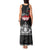 Personalised The Kingitanga - Maori King Movement Tank Maxi Dress Te Paki-o-Matariki with Silver Ferns and Polynesian Art Tattoo