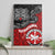 Maori Kotahitanga Canvas Wall Art Aotearoa Spirit with Maori Mask and Polynesian Art Tattoo