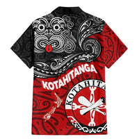 Maori Kotahitanga Family Matching Mermaid Dress and Hawaiian Shirt Aotearoa Spirit with Maori Mask and Polynesian Art Tattoo