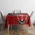 Maori Kotahitanga Tablecloth Aotearoa Spirit with Maori Mask and Polynesian Art Tattoo