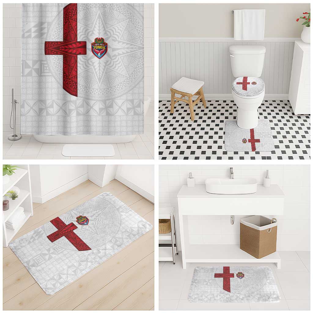 Tonga Ngatu Art Rugby Mate Ma'a Bathroom Set - Polynesian Pride