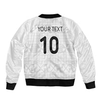 Custom Tonga Ngatu Art Rugby Mate Ma'a Bomber Jacket - Polynesian Pride