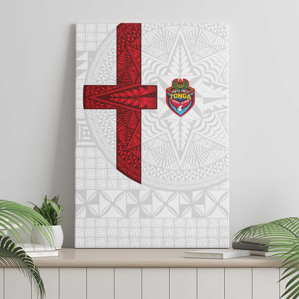 Tonga Ngatu Art Rugby Mate Ma'a Canvas Wall Art - Polynesian Pride