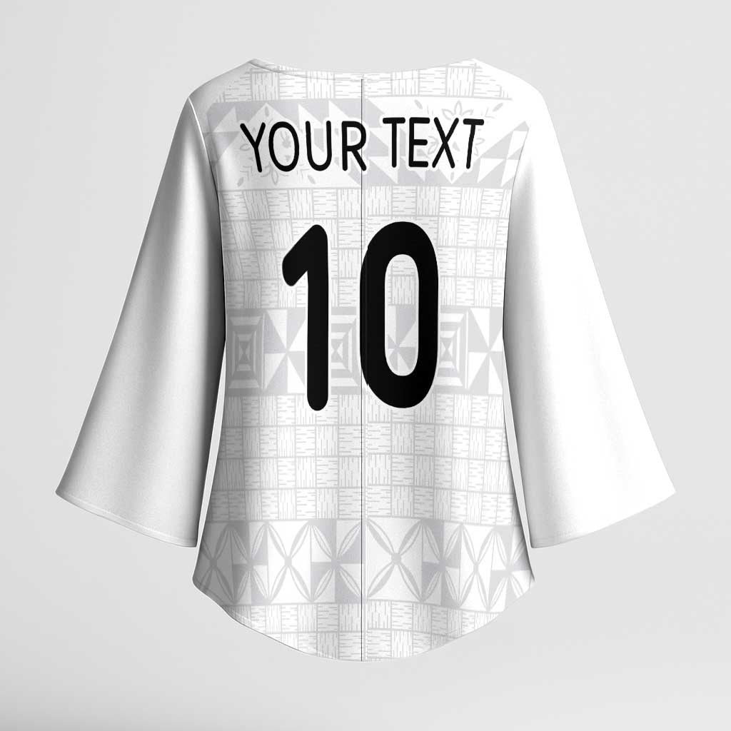 Custom Tonga Ngatu Art Rugby Mate Ma'a Kimono Sleeve Blouse - Polynesian Pride