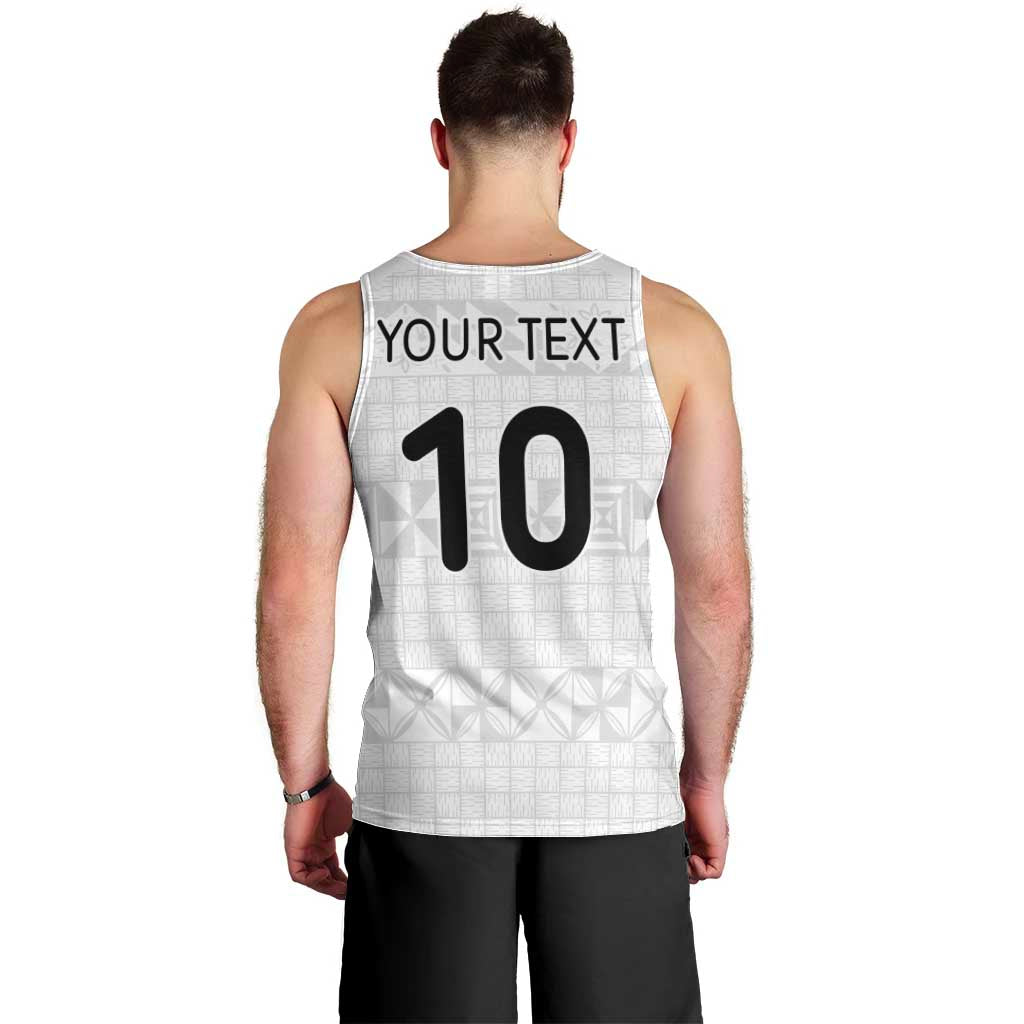 Custom Tonga Ngatu Art Rugby Mate Ma'a Men Tank Top - Polynesian Pride