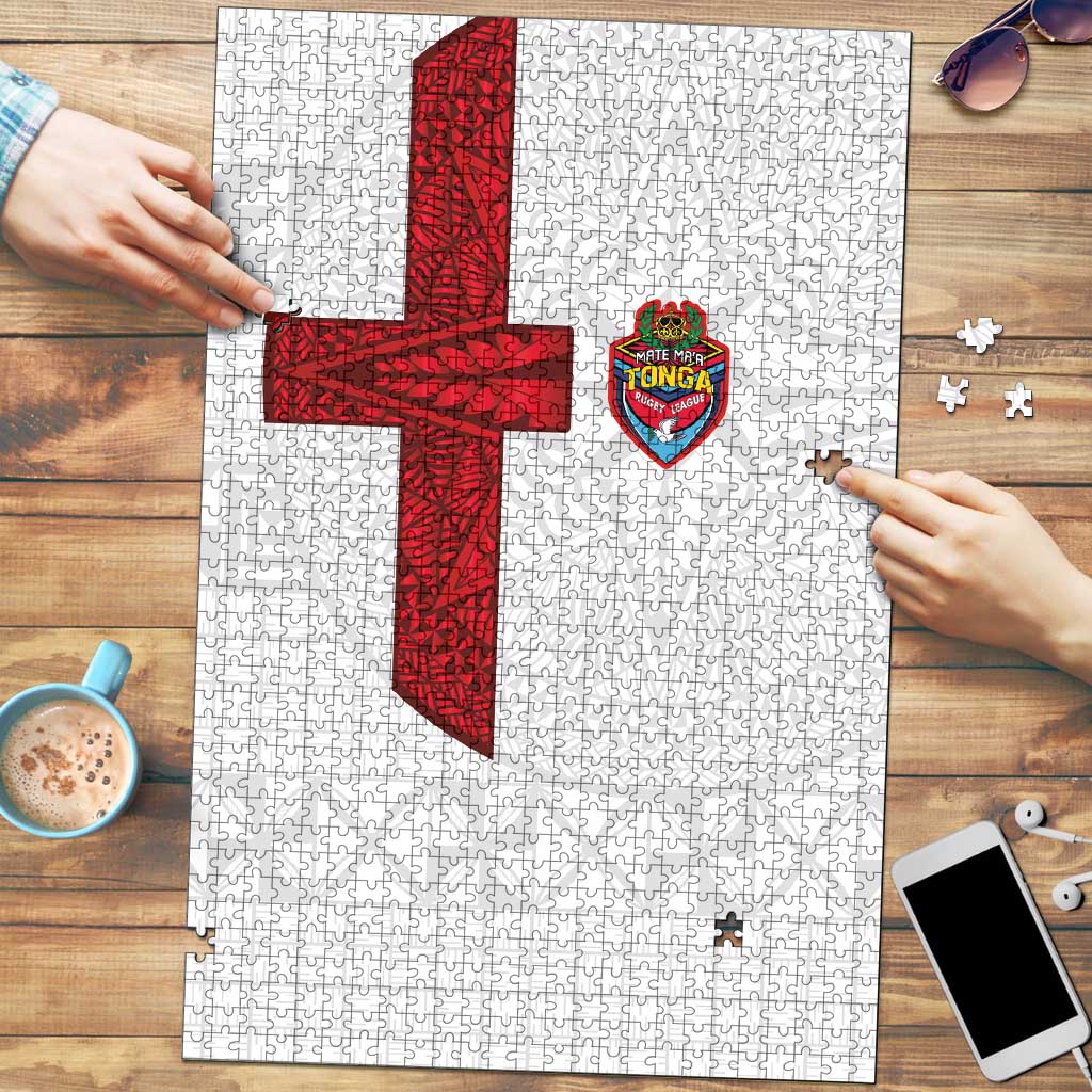 Tonga Ngatu Art Rugby Mate Ma'a Puzzle - Polynesian Pride