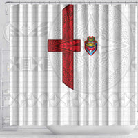 Tonga Ngatu Art Rugby Mate Ma'a Shower Curtain - Polynesian Pride