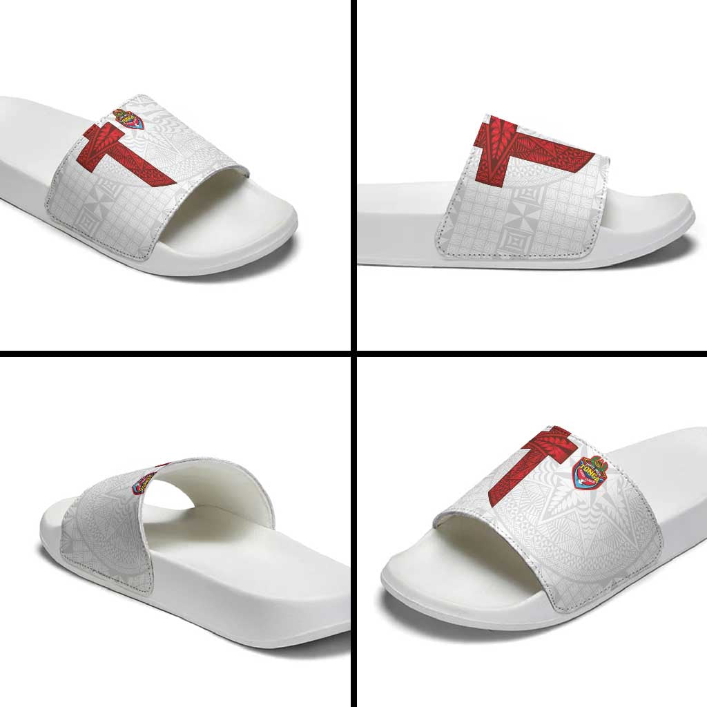 Tonga Ngatu Art Rugby Mate Ma'a Slide Sandals - Polynesian Pride