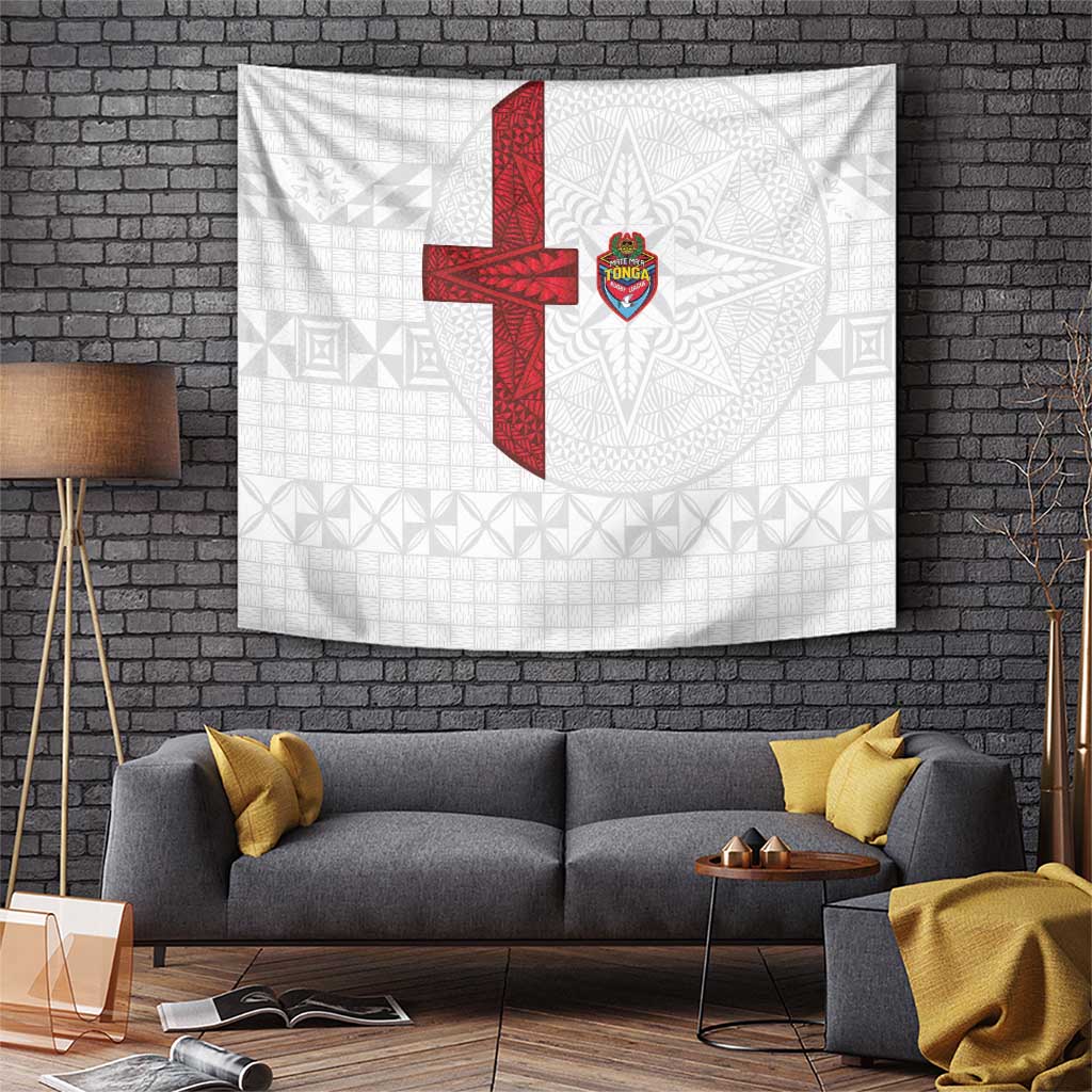 Tonga Ngatu Art Rugby Mate Ma'a Tapestry - Polynesian Pride