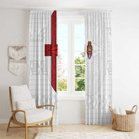 Tonga Ngatu Art Rugby Mate Ma'a Window Curtain - Polynesian Pride