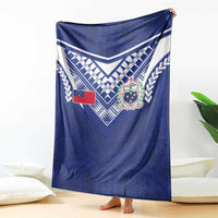 Samoa Rugby Blanket Pacific Motifs - Polynesian Pride