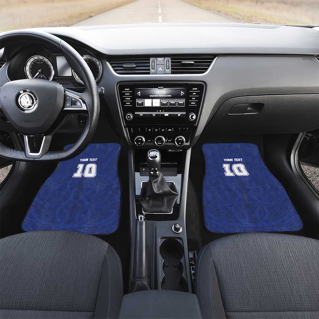 Custom Samoa Rugby Car Mats Pacific Motifs - Polynesian Pride