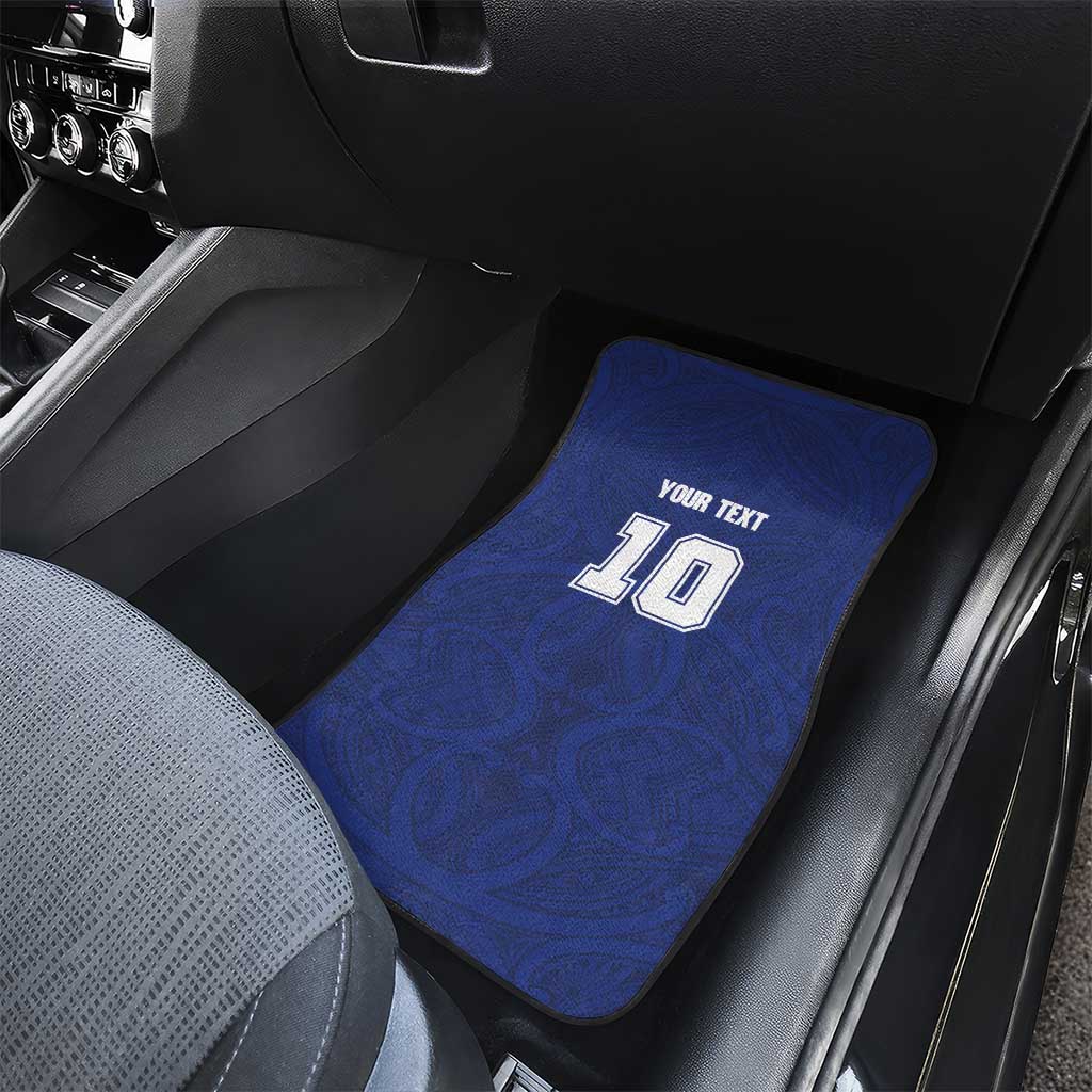 Custom Samoa Rugby Car Mats Pacific Motifs - Polynesian Pride