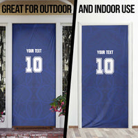 Custom Samoa Rugby Door Cover Pacific Motifs - Polynesian Pride
