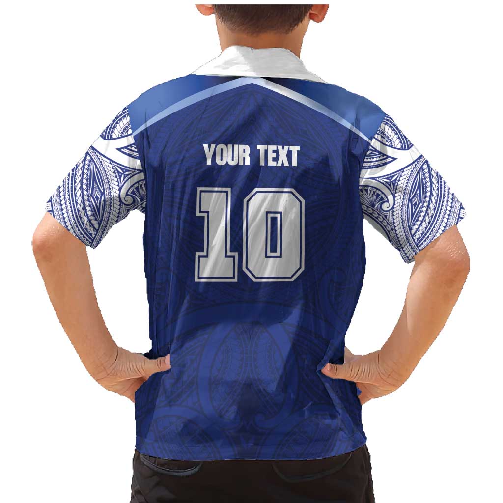 Custom Samoa Rugby Family Matching Mermaid Dress and Hawaiian Shirt Pacific Motifs - Polynesian Pride