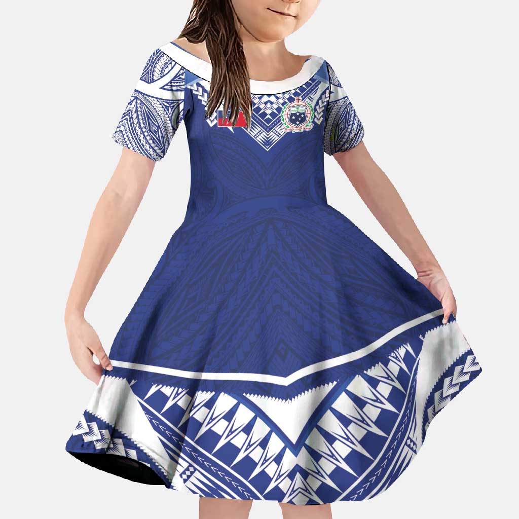 Custom Samoa Rugby Family Matching Mermaid Dress and Hawaiian Shirt Pacific Motifs - Polynesian Pride