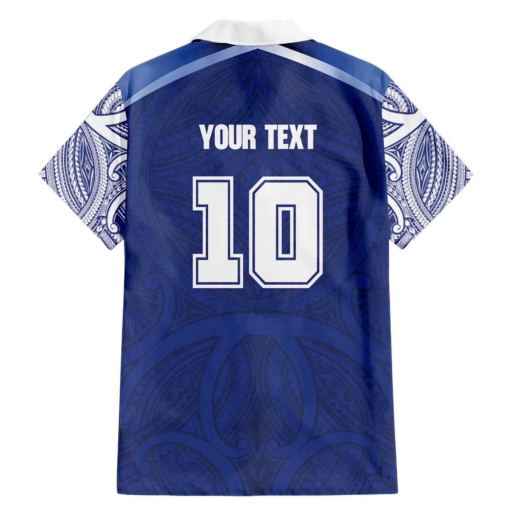 Custom Samoa Rugby Hawaiian Shirt Pacific Motifs - undefined