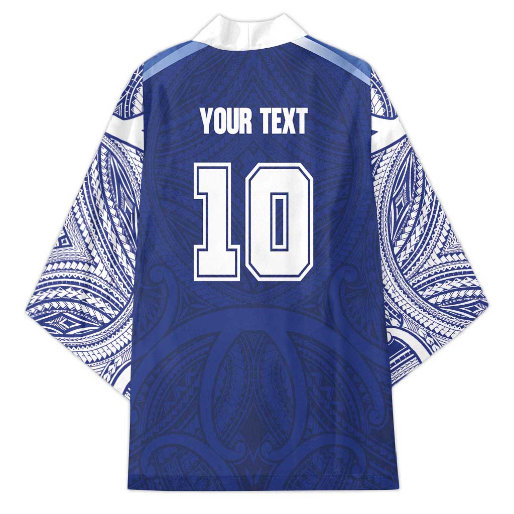 Custom Samoa Rugby Kimono Pacific Motifs - Polynesian Pride