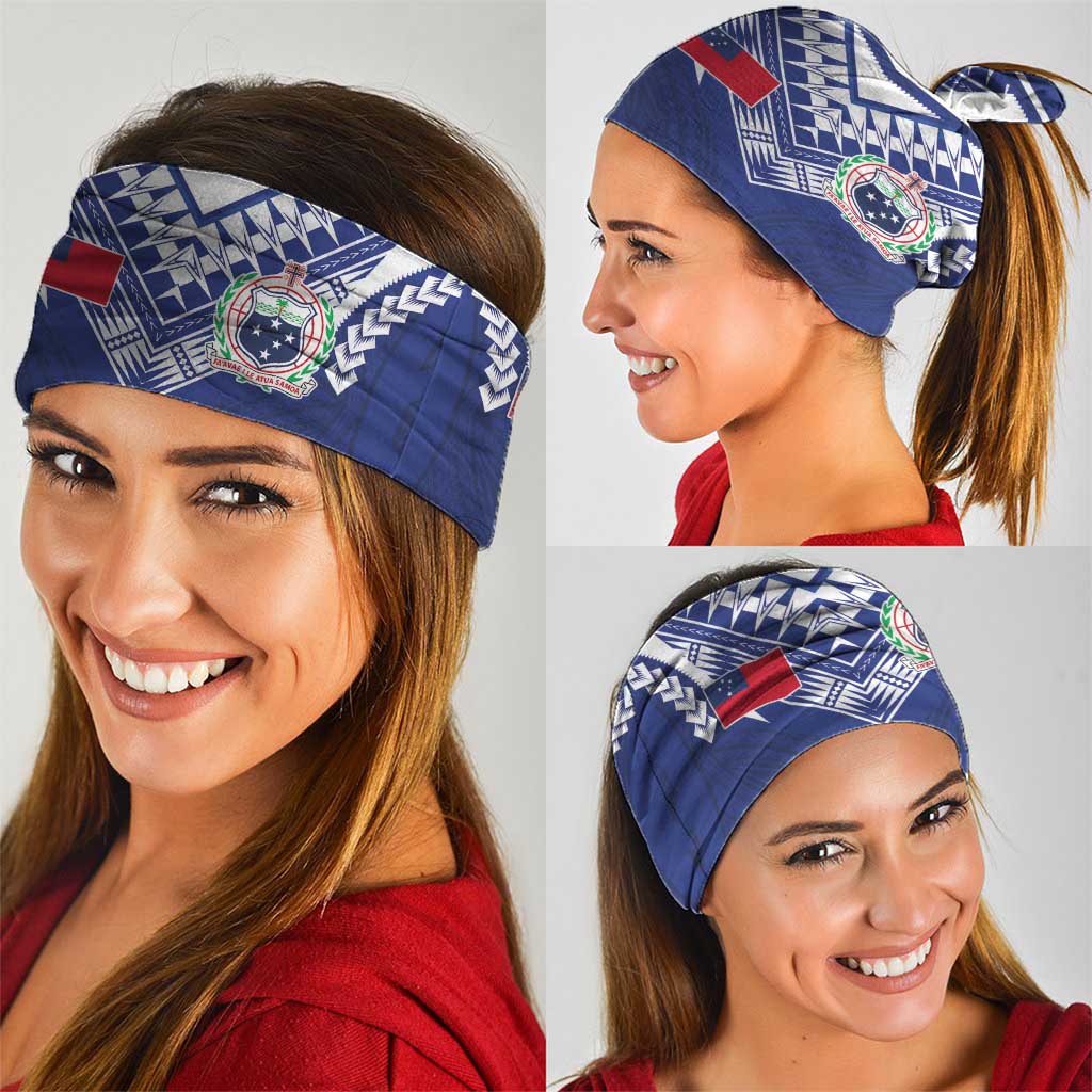 Samoa Rugby Neck Gaiter Pacific Motifs - Polynesian Pride