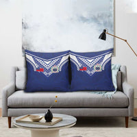 Samoa Rugby Pillow Cover Pacific Motifs - Polynesian Pride