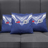 Samoa Rugby Pillow Cover Pacific Motifs - Polynesian Pride