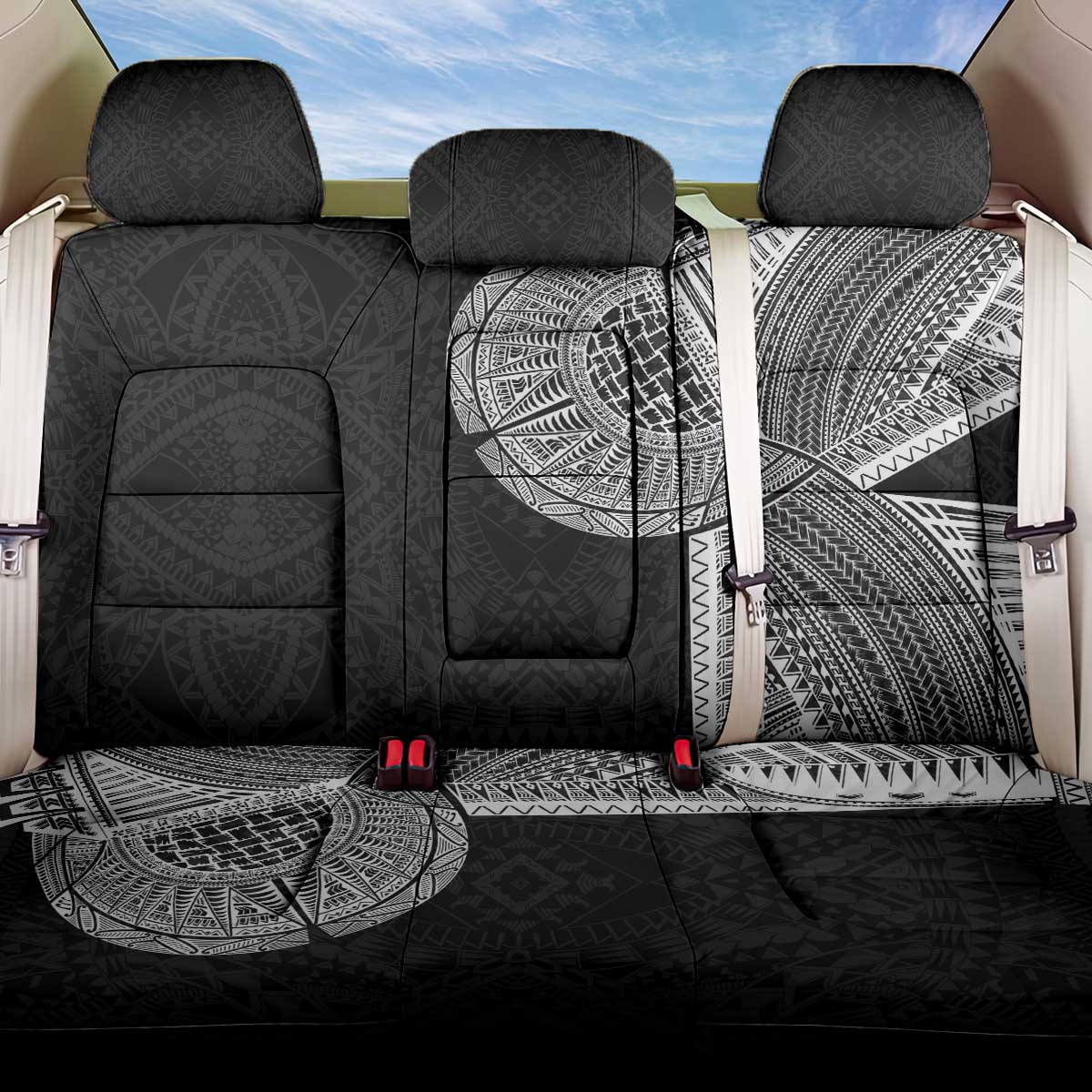 Samoan Tatau Back Car Seat Cover Art Tribal Traditional Tattoos - Polynesian Pride