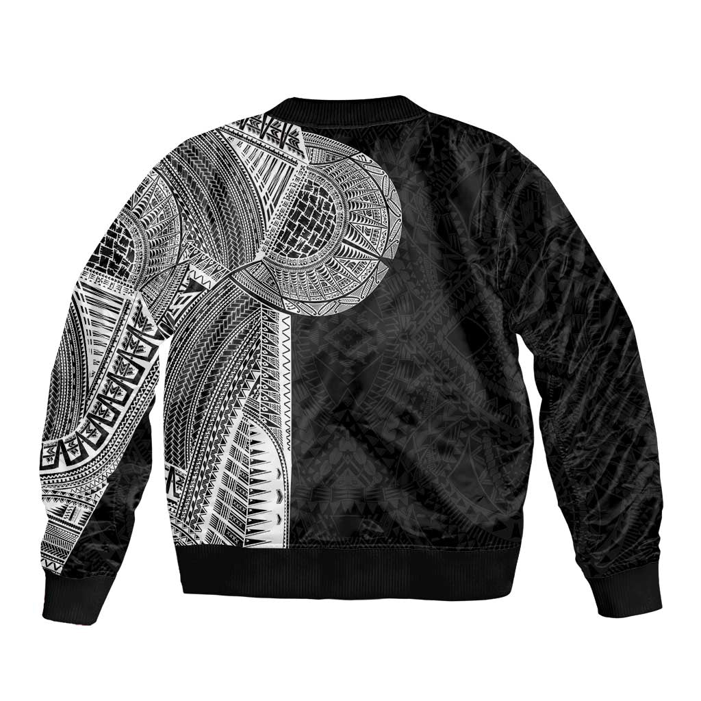 Samoan Tatau Bomber Jacket Art Tribal Traditional Tattoos LT03 - Polynesian Pride