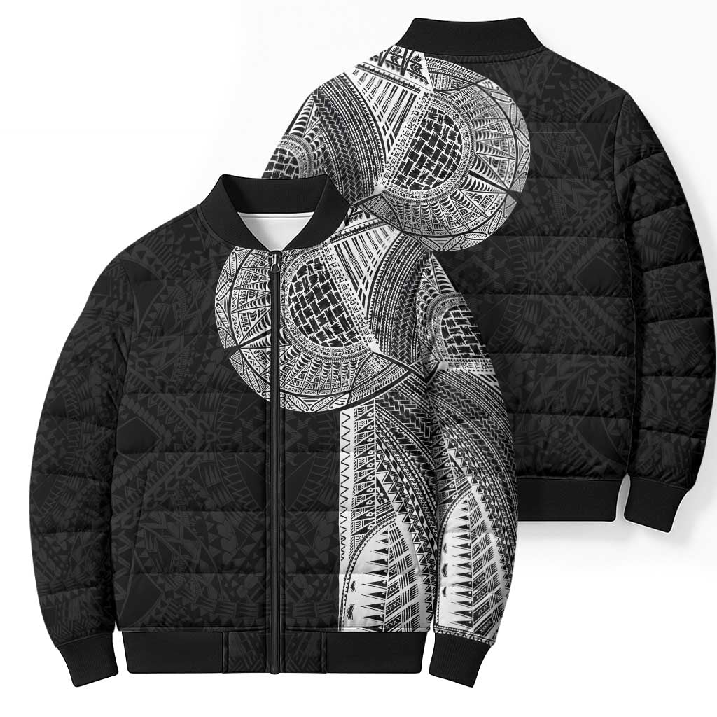 Samoan Tatau Bomber Puffer Jacket Art Tribal Traditional Tattoos LT03 - Polynesian Pride