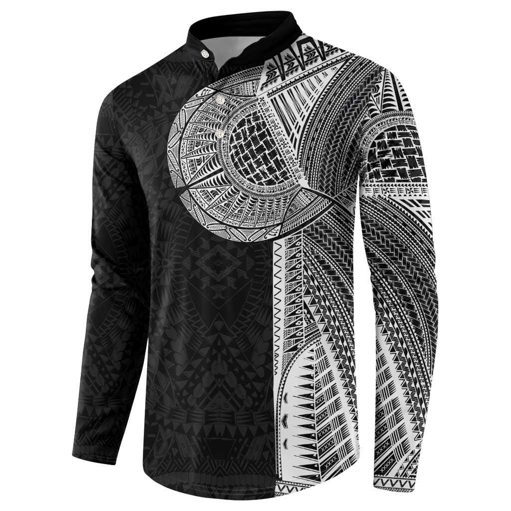 Samoan Tatau Button Sweatshirt Art Tribal Traditional Tattoos LT03 - Polynesian Pride