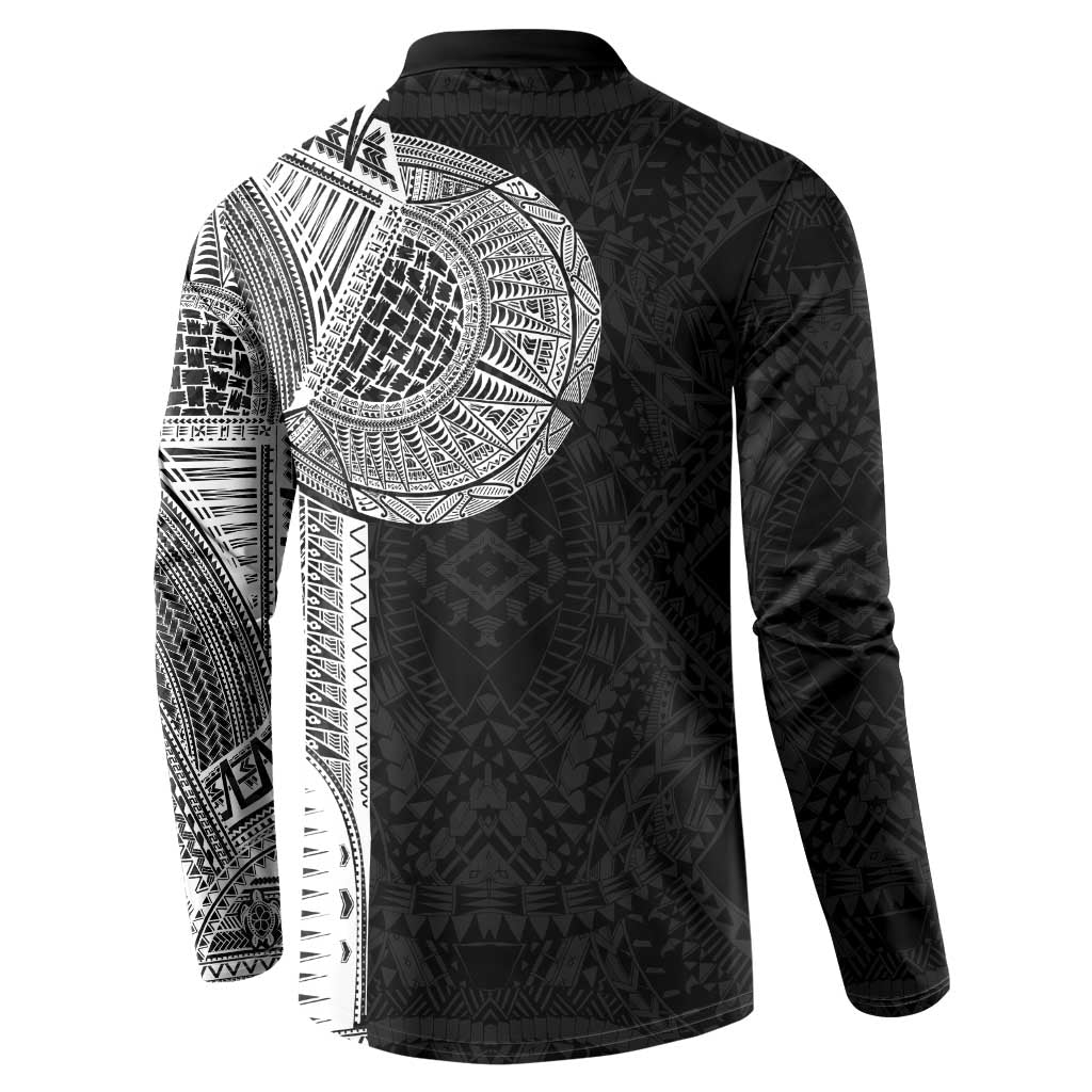 Samoan Tatau Button Sweatshirt Art Tribal Traditional Tattoos LT03 - Polynesian Pride
