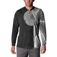 Samoan Tatau Button Sweatshirt Art Tribal Traditional Tattoos LT03 - Polynesian Pride