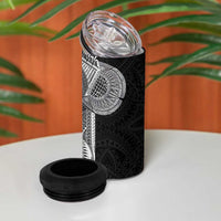 Samoan Tatau 4 in 1 Can Cooler Tumbler Art Tribal Traditional Tattoos - Polynesian Pride