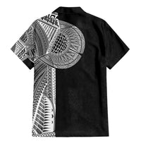 Samoan Tatau Family Matching Mermaid Dress and Hawaiian Shirt Art Tribal Traditional Tattoos - Polynesian Pride