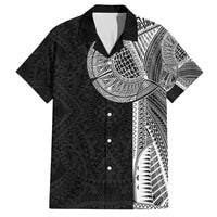 Samoan Tatau Family Matching Short Sleeve Bodycon Dress and Hawaiian Shirt Art Tribal Traditional Tattoos - Polynesian Pride