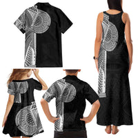 Samoan Tatau Family Matching Tank Maxi Dress and Hawaiian Shirt Art Tribal Traditional Tattoos - Polynesian Pride