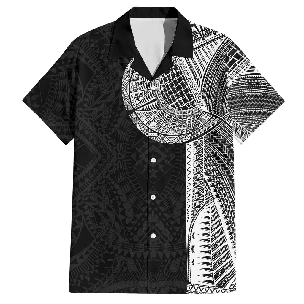Samoan Tatau Hawaiian Shirt Art Tribal Traditional Tattoos LT03 Black - Polynesian Pride
