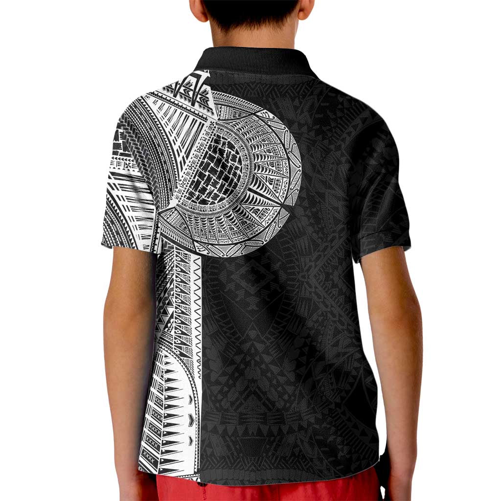 Samoan Tatau Kid Polo Shirt Art Tribal Traditional Tattoos LT03 - Polynesian Pride