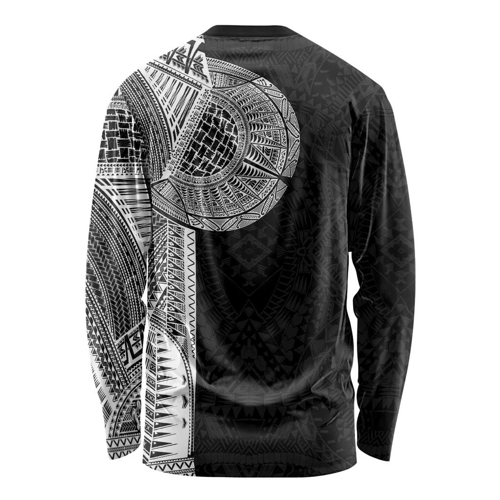 Samoan Tatau Long Sleeve Shirt Art Tribal Traditional Tattoos LT03 - Polynesian Pride