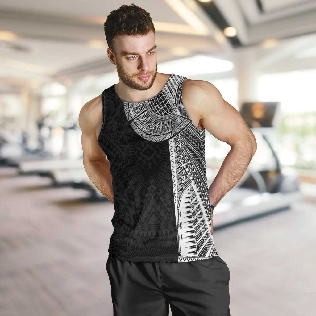 Samoan Tatau Men Tank Top Art Tribal Traditional Tattoos - Polynesian Pride