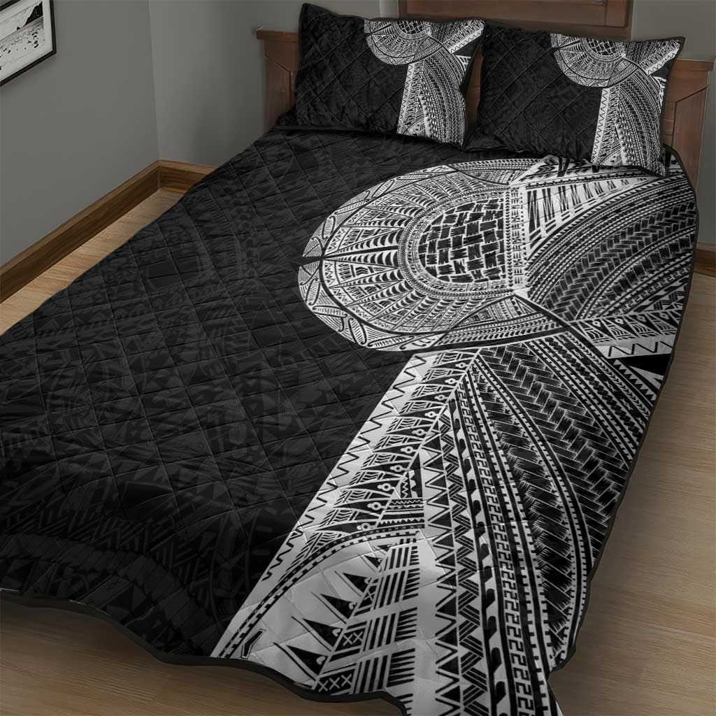 Samoan Tatau Quilt Bed Set Art Tribal Traditional Tattoos - Polynesian Pride