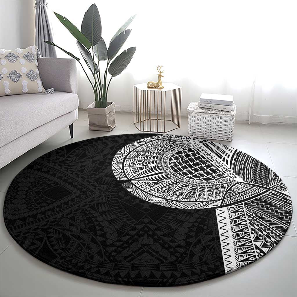 Samoan Tatau Round Carpet Art Tribal Traditional Tattoos - Polynesian Pride
