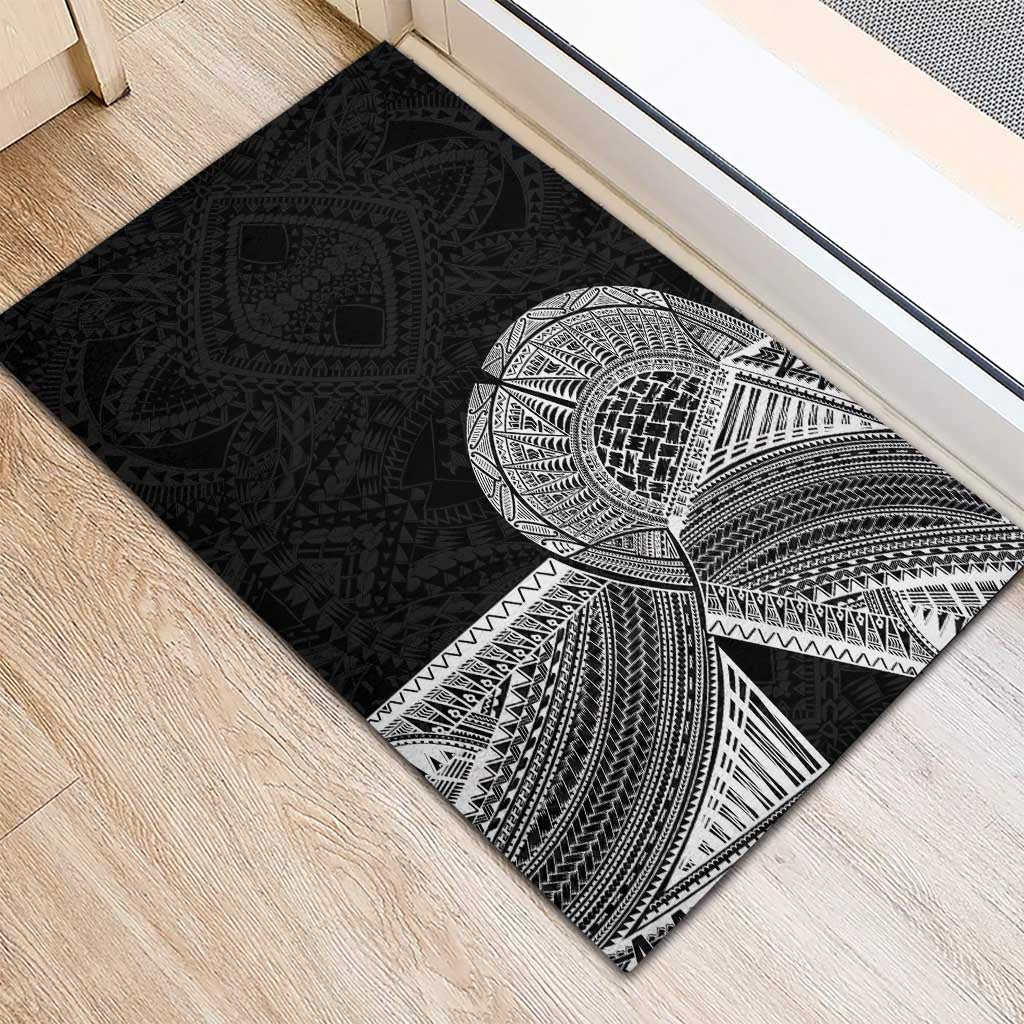 Samoan Tatau Rubber Doormat Art Tribal Traditional Tattoos LT03 - Polynesian Pride