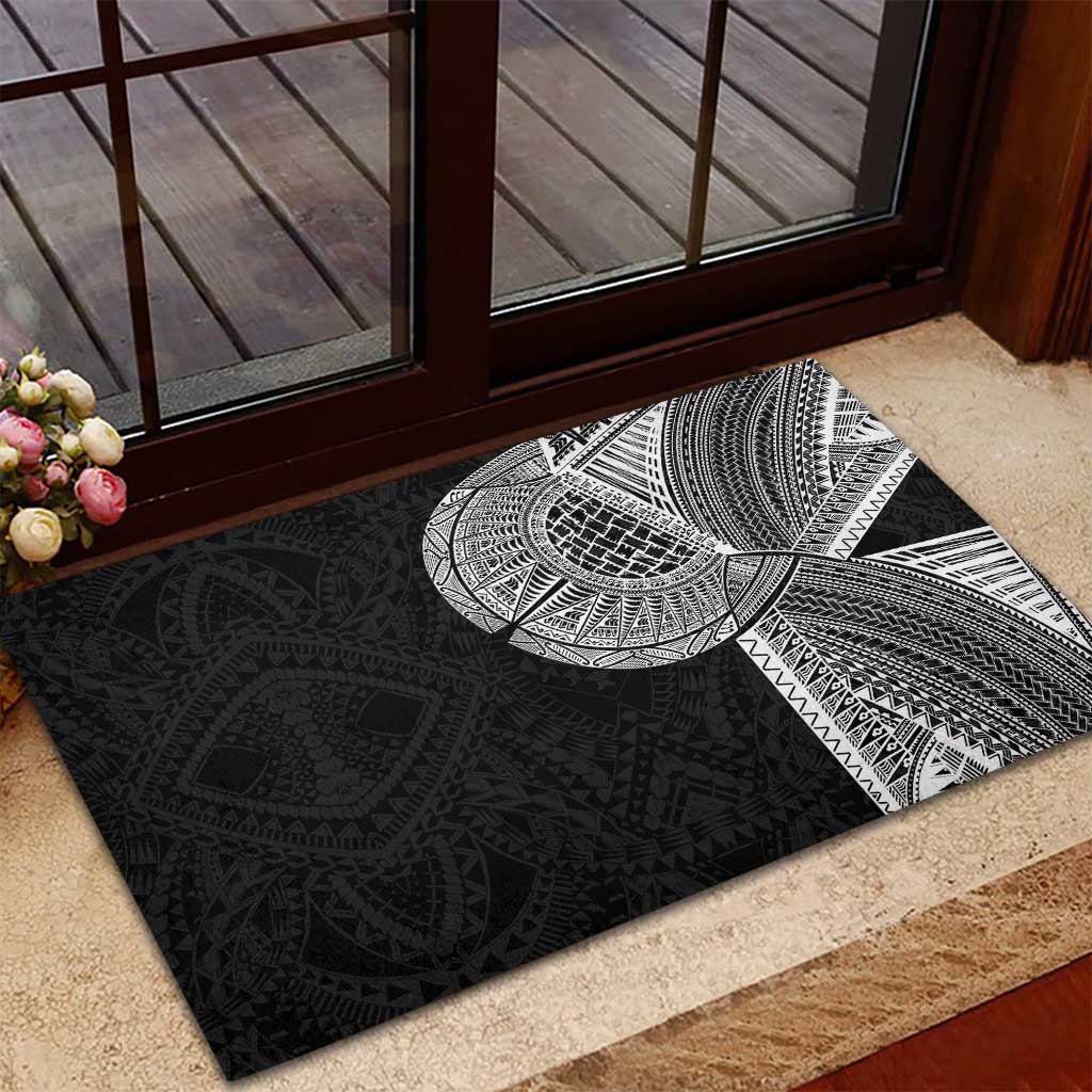 Samoan Tatau Rubber Doormat Art Tribal Traditional Tattoos LT03 - Polynesian Pride