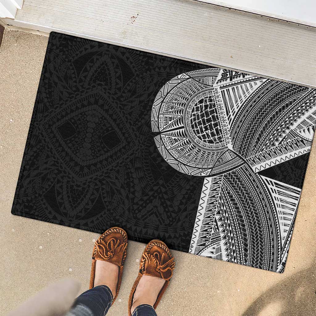 Samoan Tatau Rubber Doormat Art Tribal Traditional Tattoos LT03 - Polynesian Pride