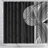 Samoan Tatau Shower Curtain Art Tribal Traditional Tattoos - Polynesian Pride