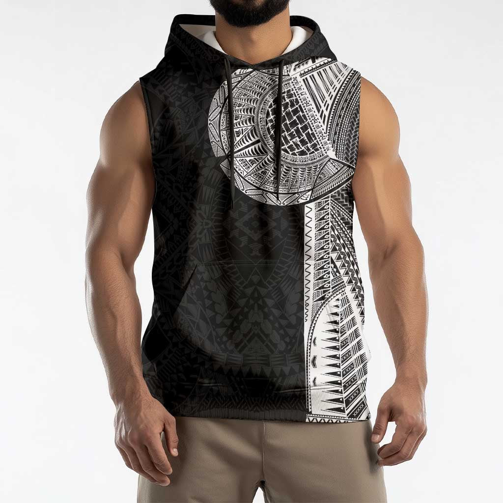 Samoan Tatau Sleeveless Hoodie Art Tribal Traditional Tattoos LT03 - Polynesian Pride