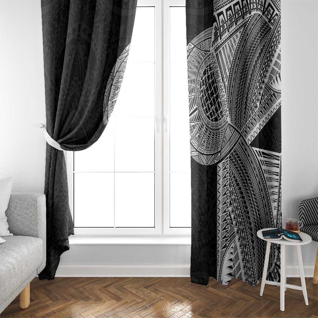 Samoan Tatau Window Curtain Art Tribal Traditional Tattoos - Polynesian Pride