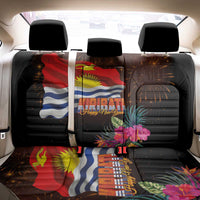 Kiribati Flag and Fireworks Back Car Seat Cover First Place Welcome the New Year - Polynesian Pride